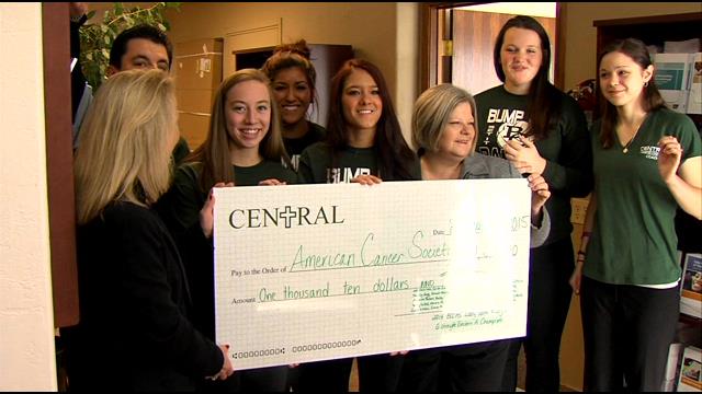 Billings Central Catholic High School Donates $1,010 to American Cancer Society