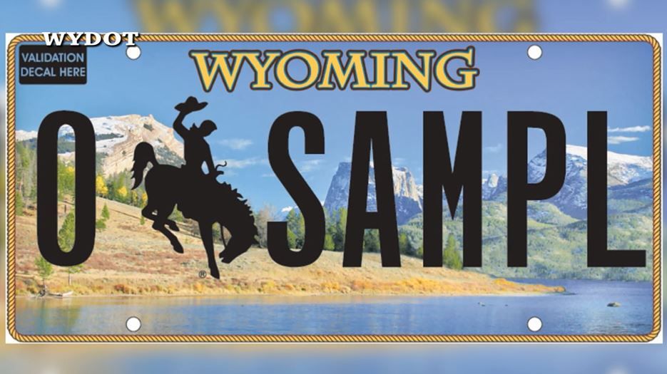 Wyoming releases new license plate design News, Weather