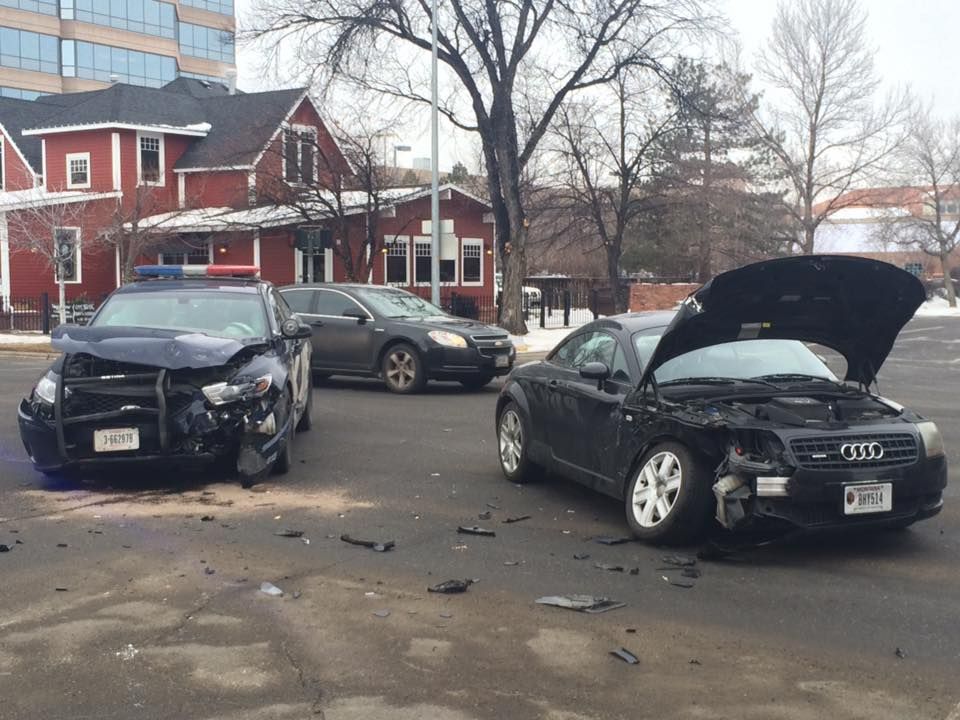 No injuries in car crash involving a Billings Police Officer KULR8