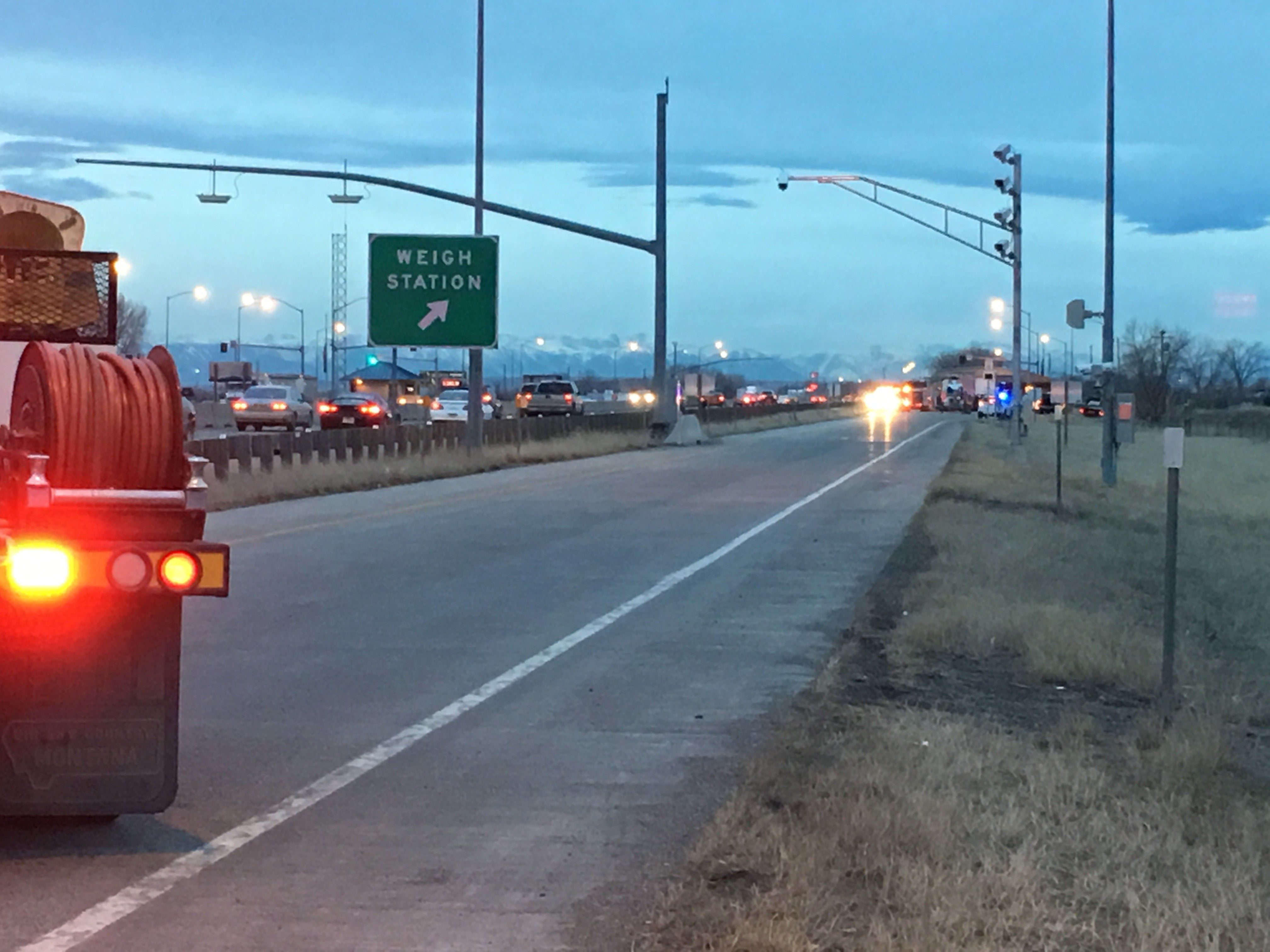 Miles City man airlifted to hospital after hitting semi off I-90